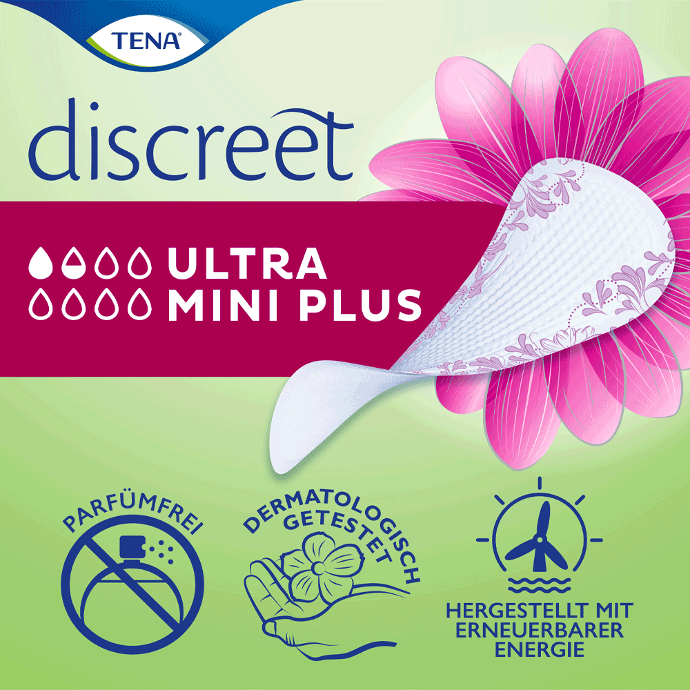 Bild: TENA Discreet Slipeinlagen Ultra Mini Plus