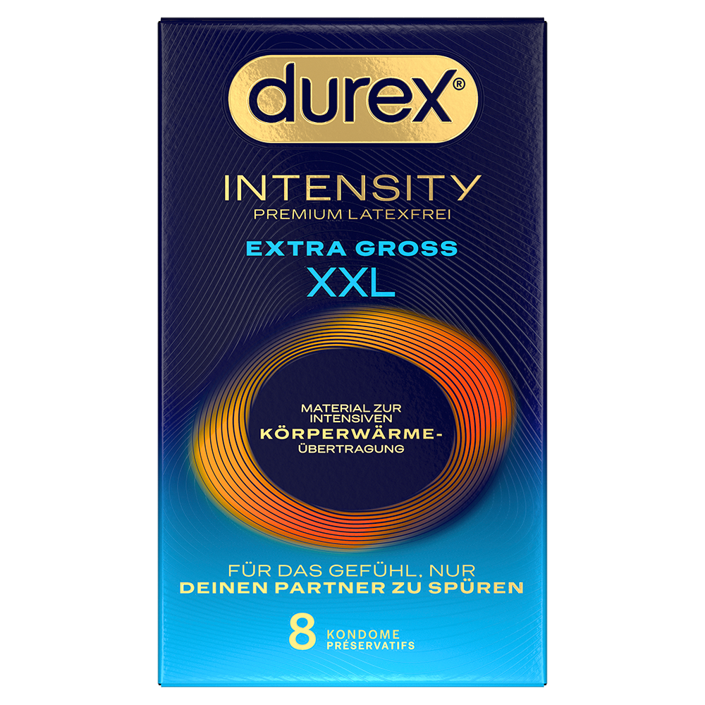 Bild: durex Intensity Premium Latexfrei Kondome Extra Gross XXL 