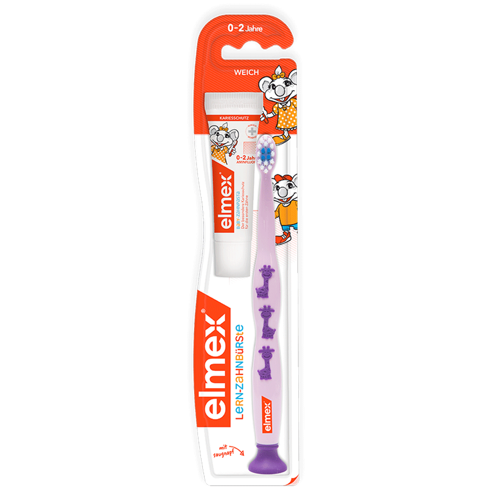 Bild: elmex Lernzahnbürste 0-2 Jahre + 12ml Zahncreme