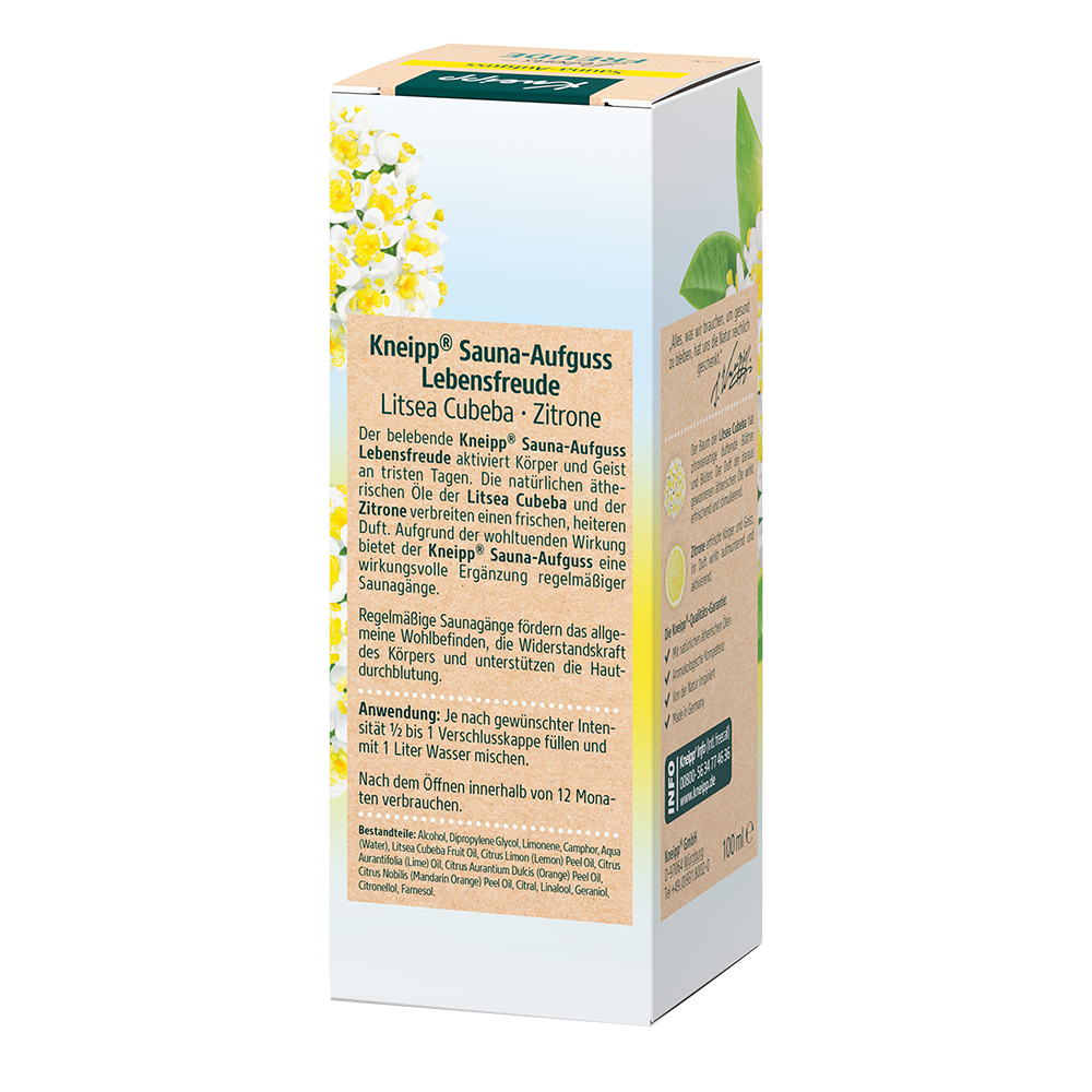 Bild: Kneipp Sauna-Aufguss Lebensfreude