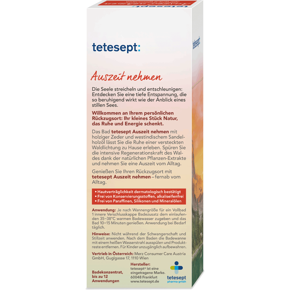 Bild: tetesept: Cremebad Auszeit nehmen