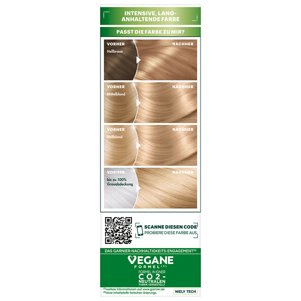 Bild: GARNIER Nutrisse Creme Coloration vanilla blond