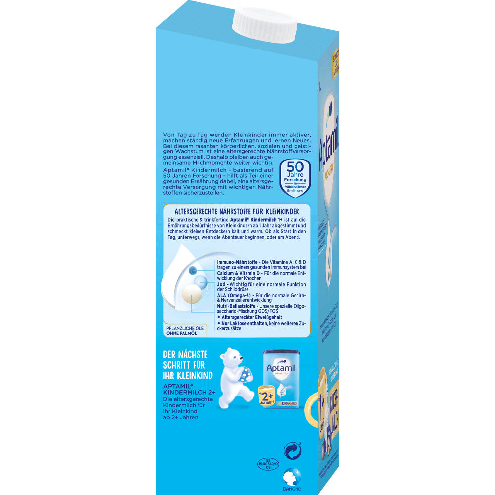 Bild: Aptamil Kindermilch 1+ trinkfertig