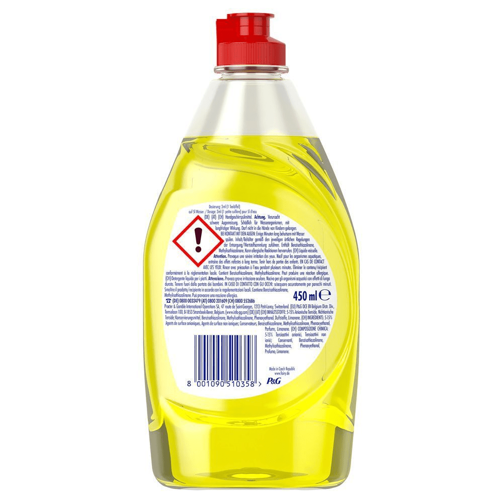 Bild: FAIRY Ultra Konzentrat Zitrone Handgeschirrspülmittel