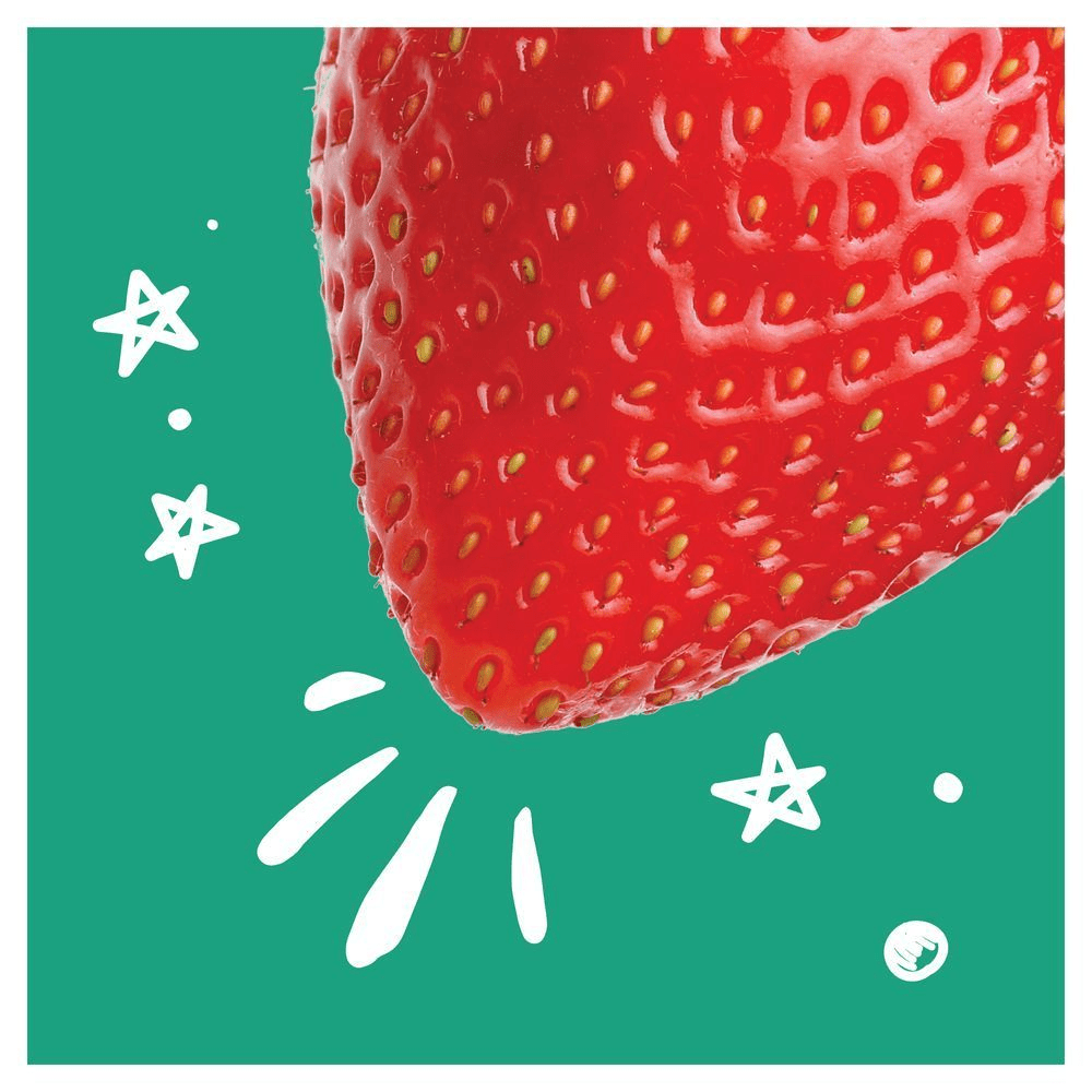 Bild: Bear Fruits Strawberry Entwirren + Glanz Haarmaske