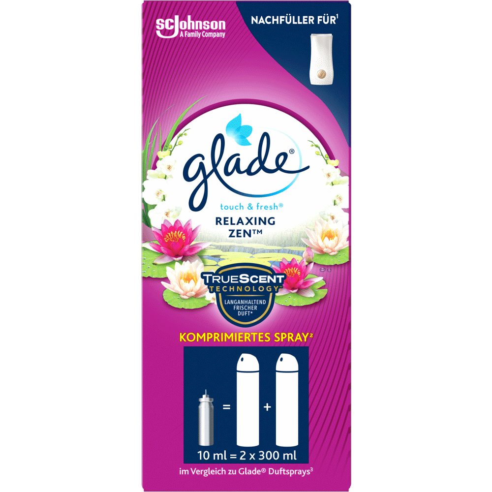 Bild: Glade Touch & Fresh Relaxing Zen Nachfüllung