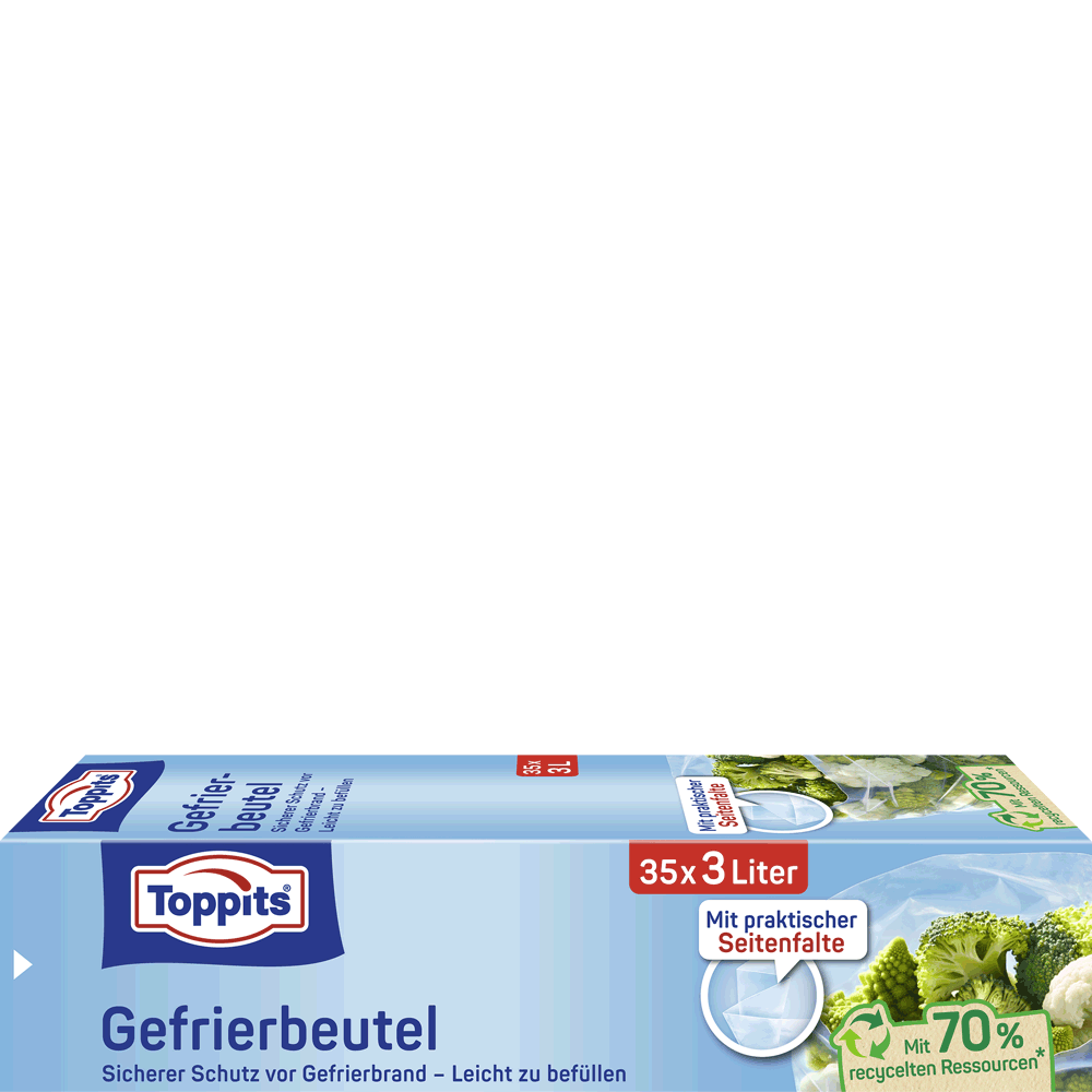 Bild: Toppits Gefrierbeutel 3 Liter