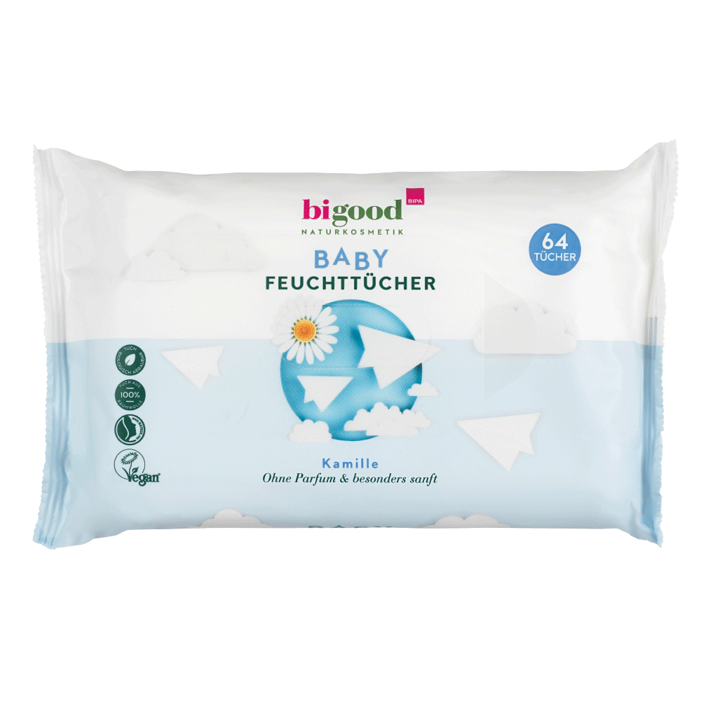 Bild: bi good Baby Feuchttücher Kamille