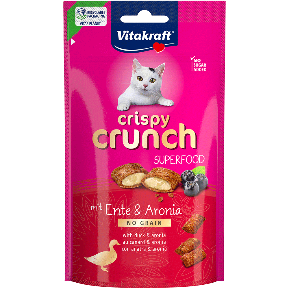 Bild: Vitakraft Crispy Crunch Superfood mit Ente und Aronia 