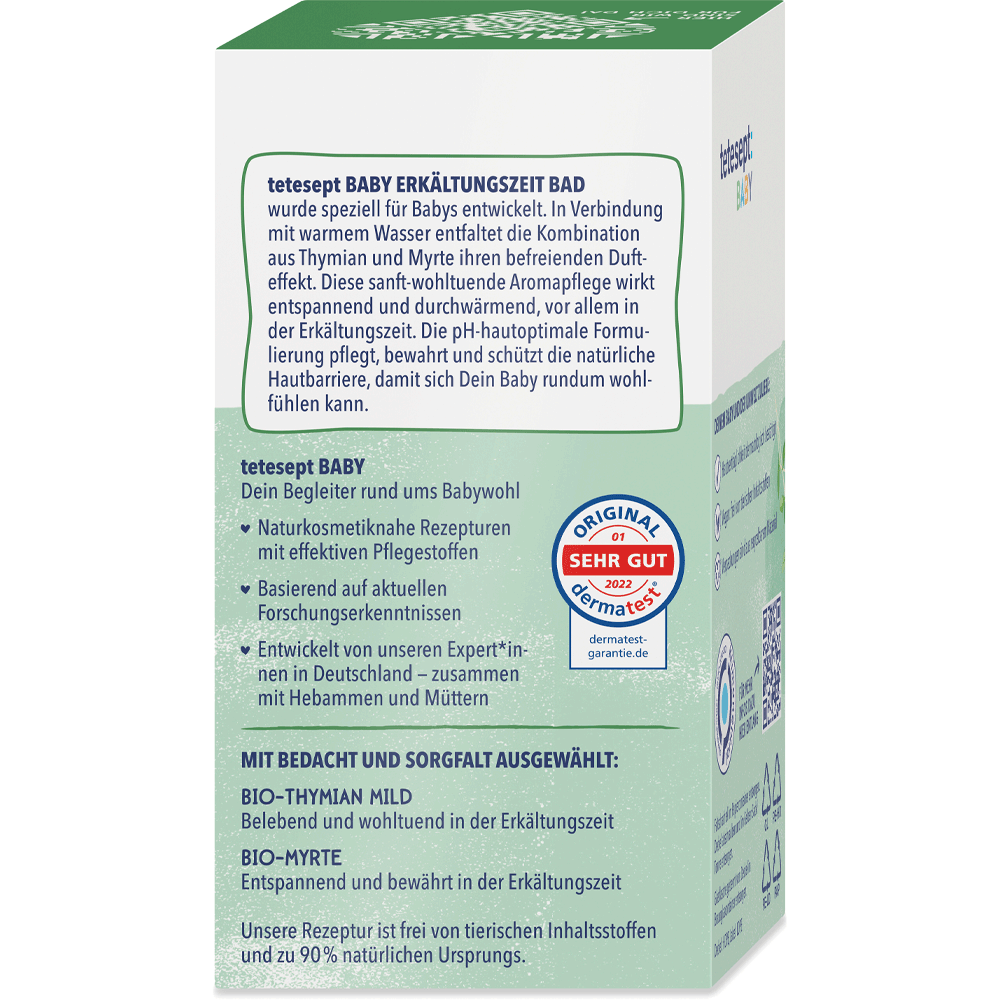 Bild: tetesept: Baby Erkältungszeit Bad