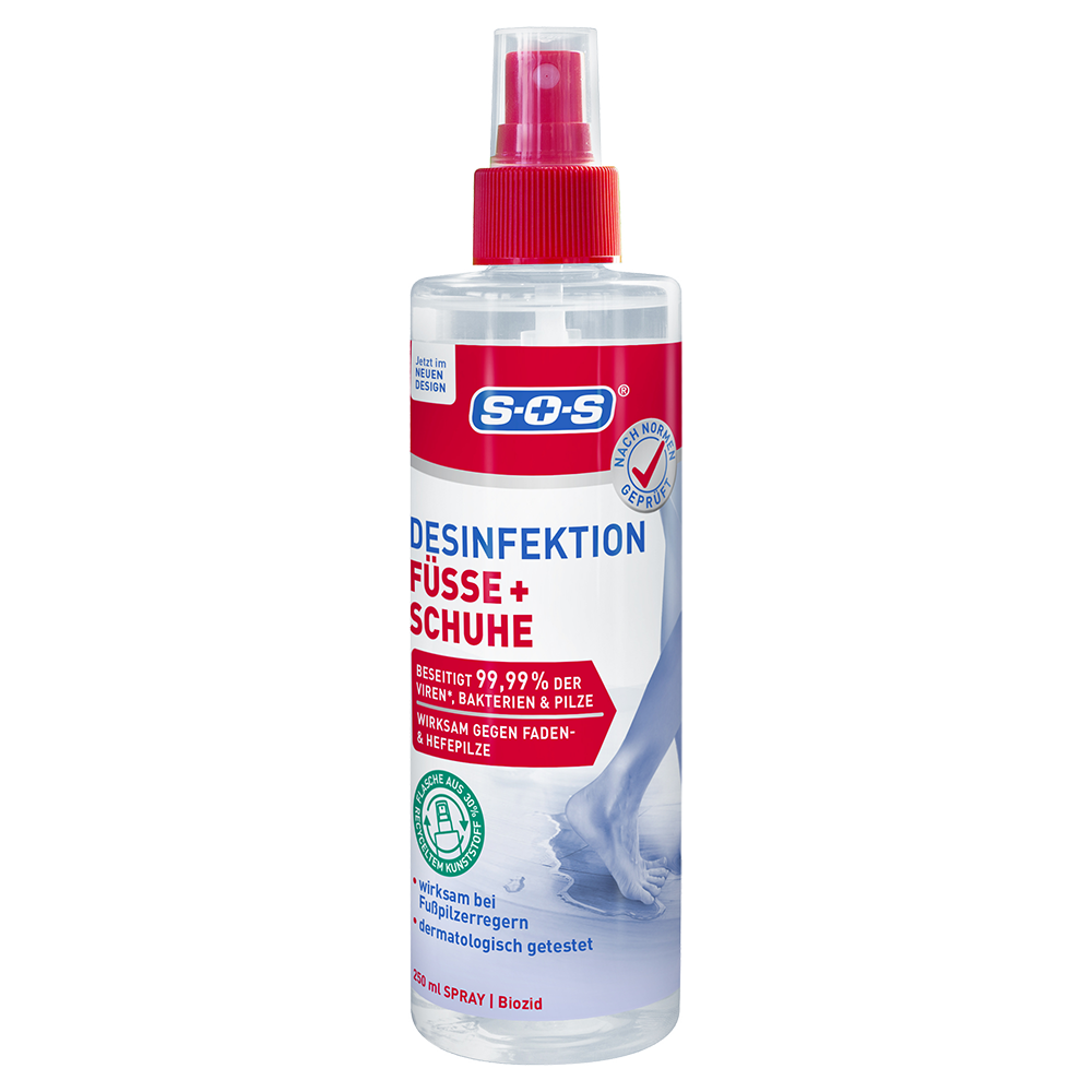 Bild: SOS Desinfektion Füsse und Schuhe