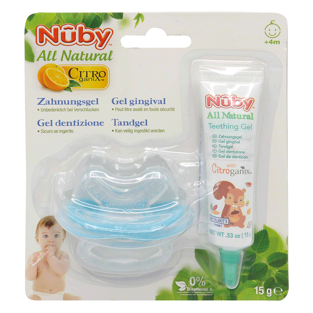 Bild: Nuby Zahnungsgel + erste Zahnungshilfe