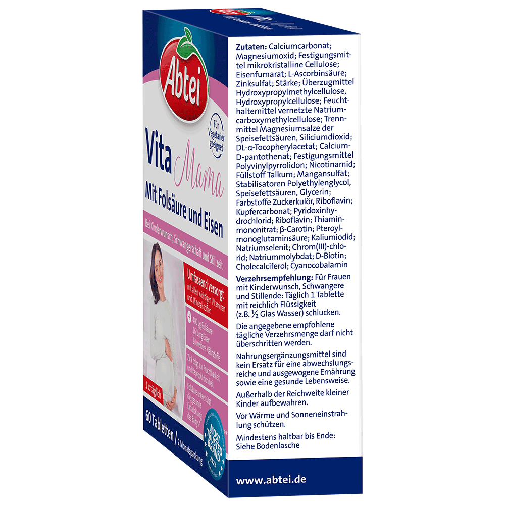 Bild: Abtei Vita Mama Mit Folsäure und Eisen