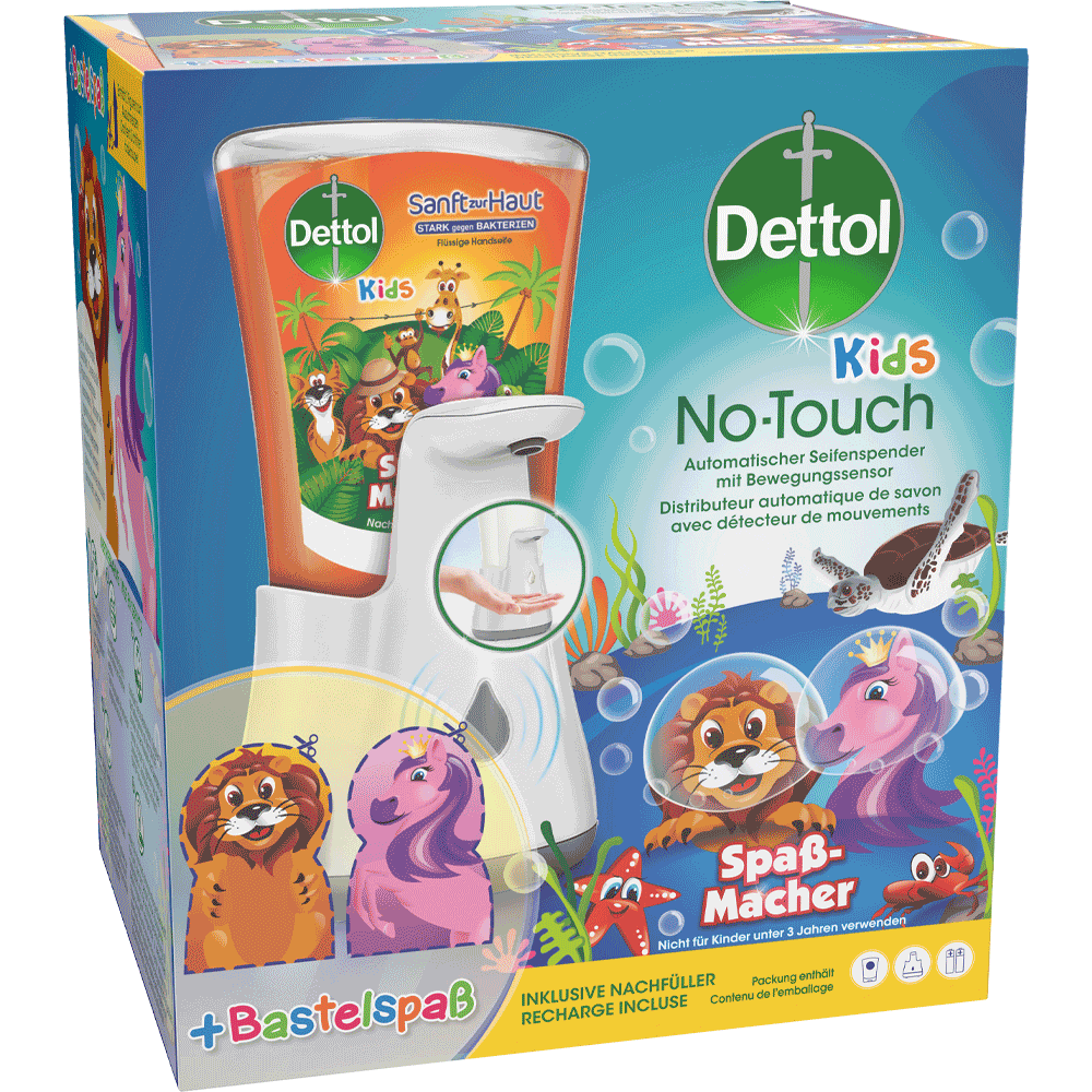 Bild: Dettol No-Touch automatischer Seifenspender Spaßmacher Kids