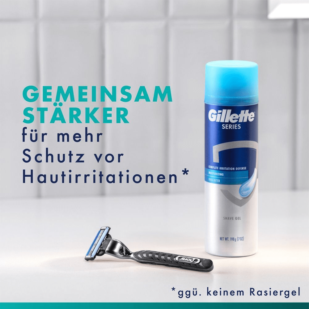 Bild: Gillette Mach3 Basis Rasierer für Männer 