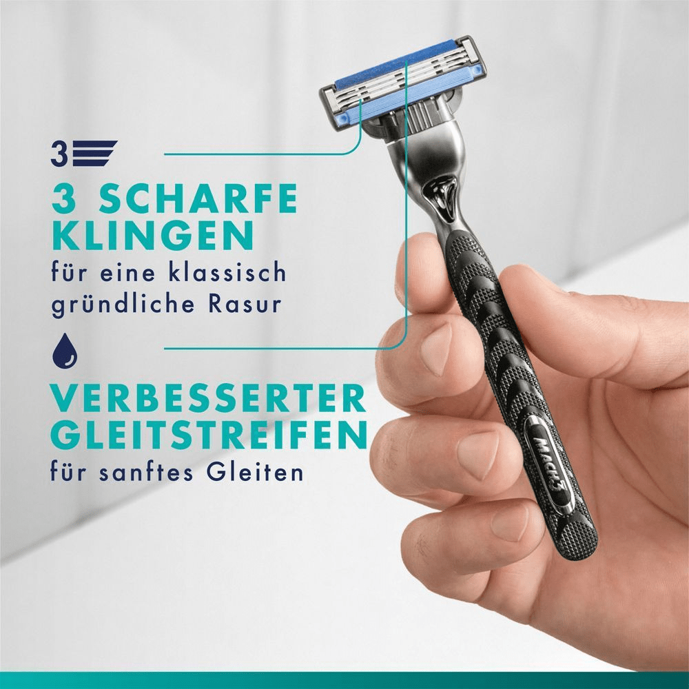 Bild: Gillette Mach3 Basis Rasierer für Männer 