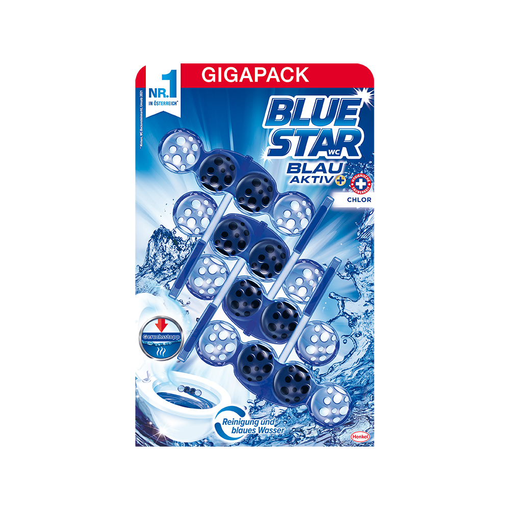 Bild: Blue Star Blau Aktiv Chlor Giga-Pack
