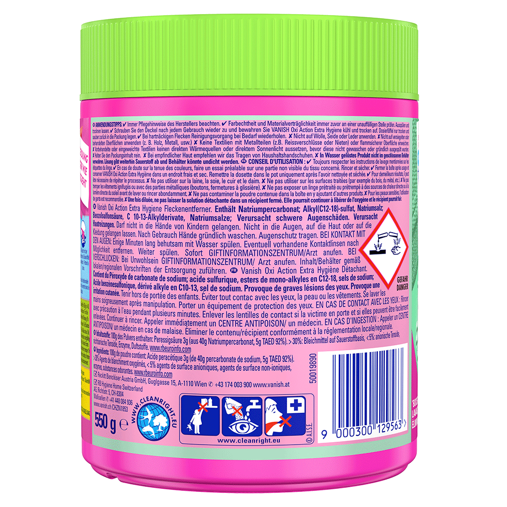 Bild: Vanish OxiAction Extra Hygiene