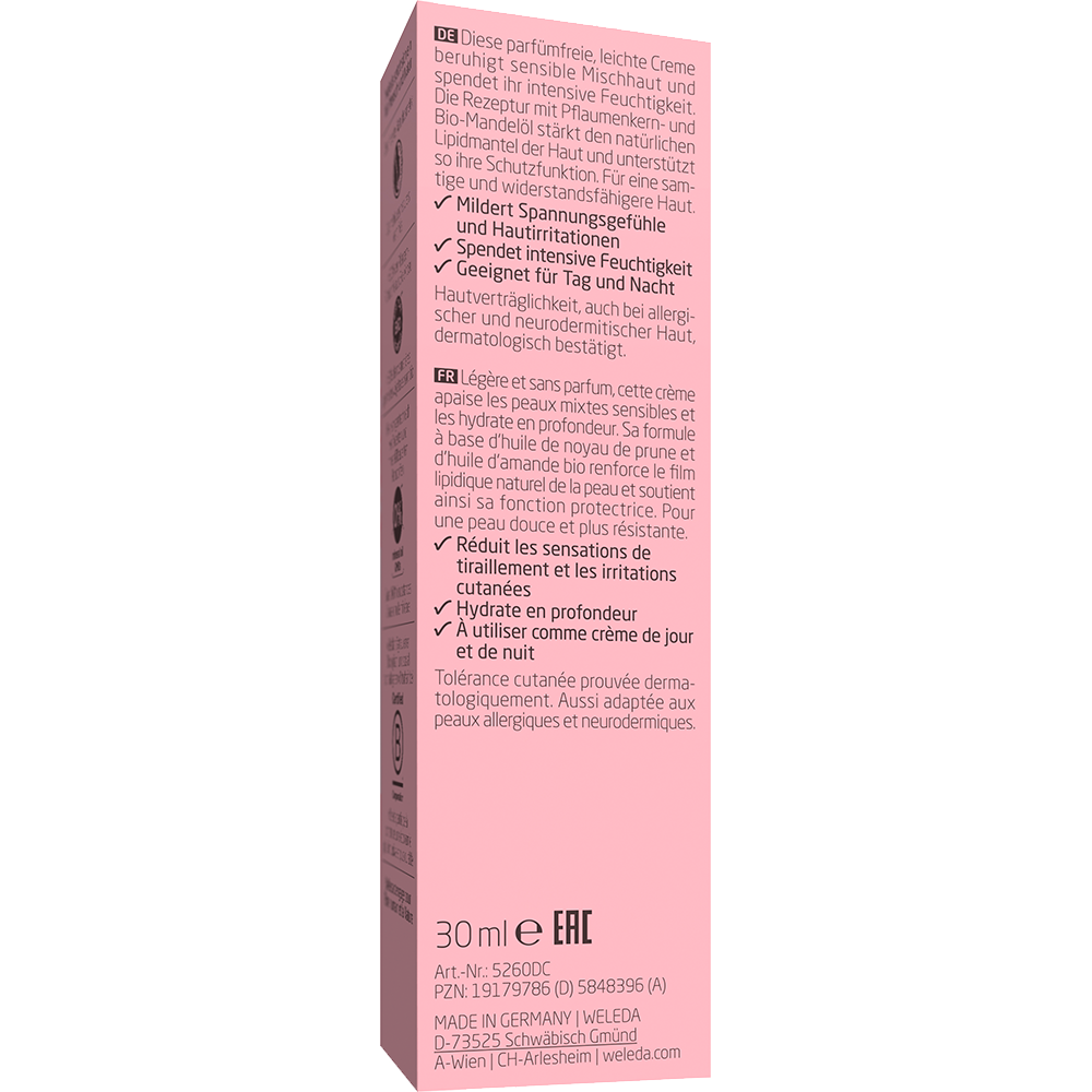 Bild: WELEDA Feuchtigkeitscreme Leicht Sensitiv