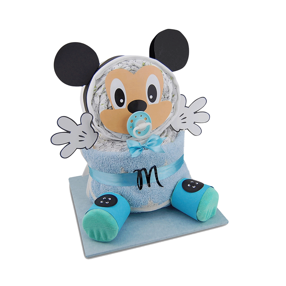 Bild: Windeltorte Windelmaus Blau