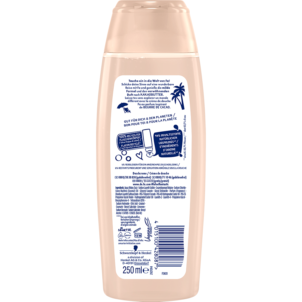 Bild: Fa Duschcreme Cream & Oil Kakaobutter 