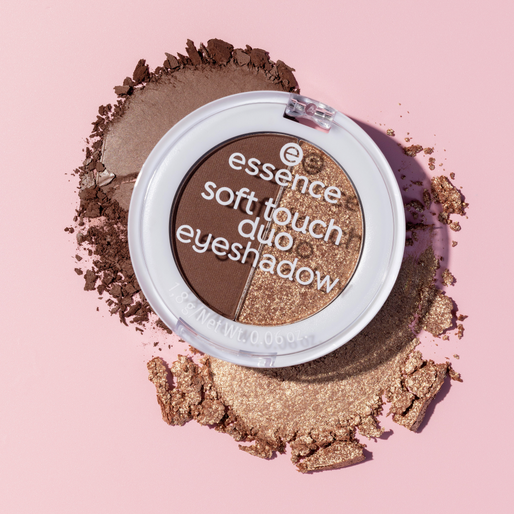 Bild: essence soft touch duo eyeshadow Mocha Muse