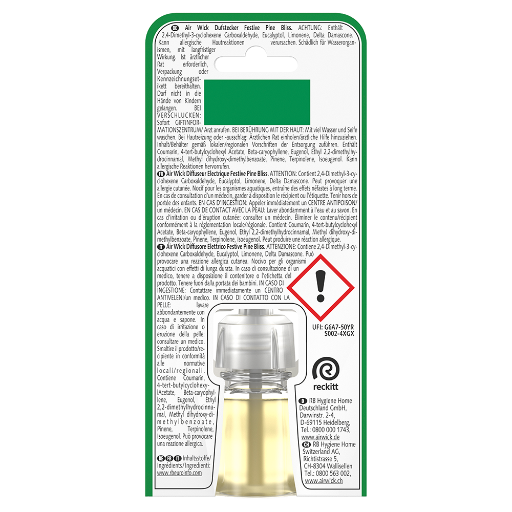 Bild: AIRWICK Duftölflakon Nachfüllung Festive Pine Bliss