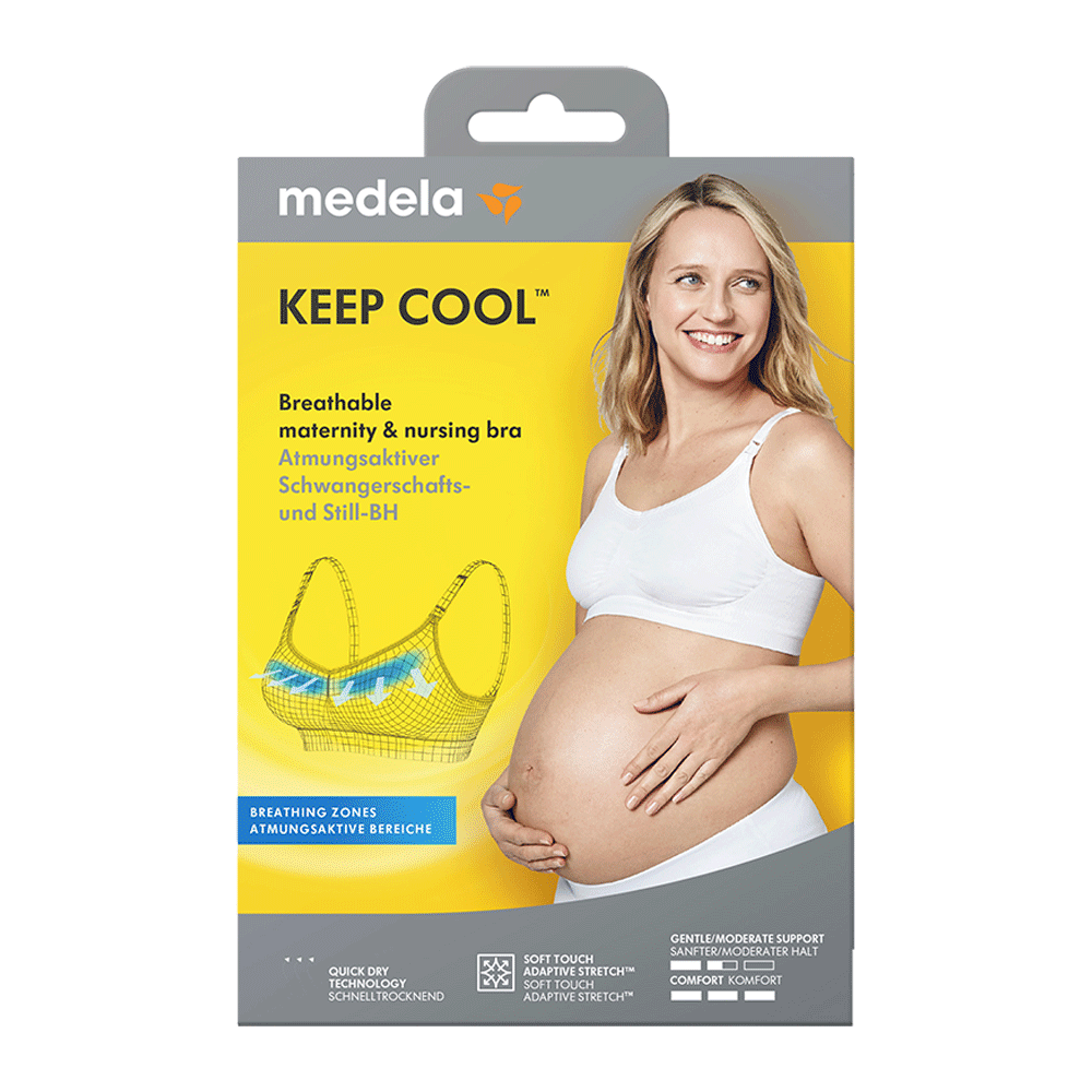 Bild: Medela Keep Cool Schwangerschafts- und Still BH black