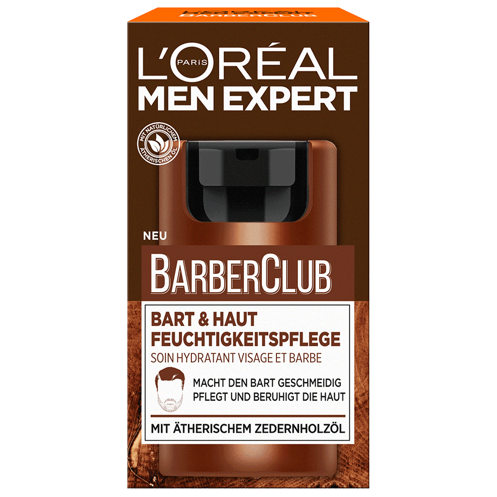 Bild: L'ORÉAL PARIS MEN EXPERT Barber Club: Bart & Haut Feuchtigkeitspflege