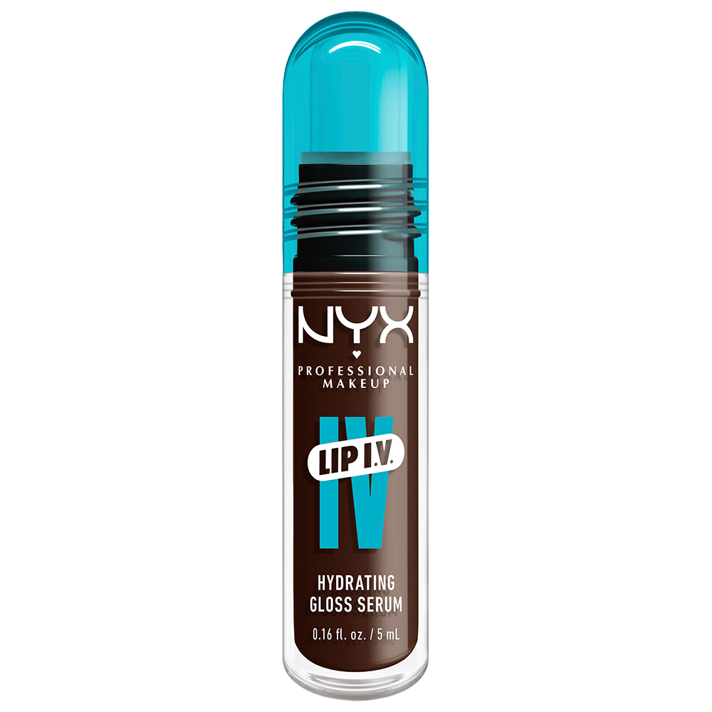 Bild: NYX Professional Make-up Lip IV Gloss Serum feuchtigkeitsspendender Lipgloss Espresso Soak