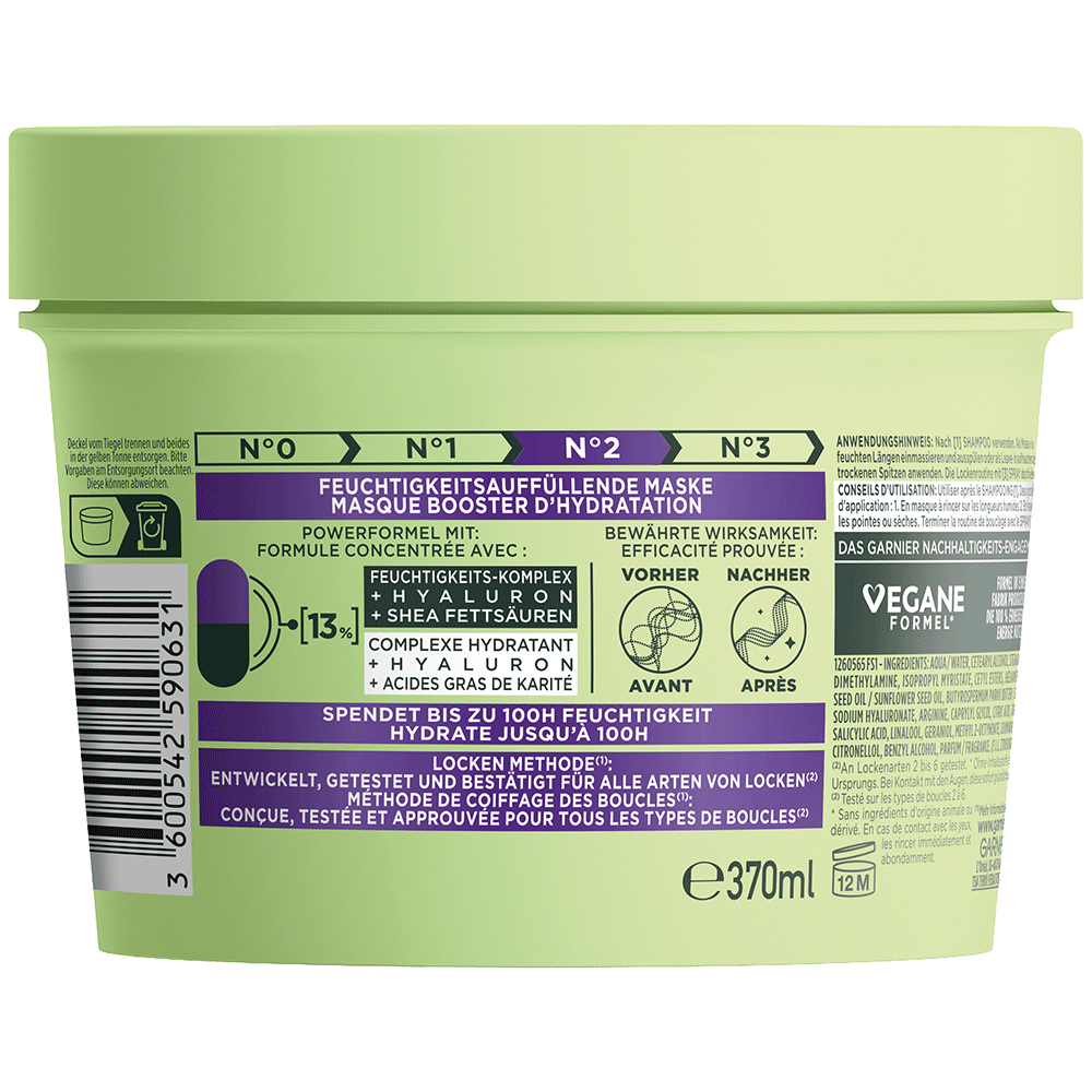 Bild: GARNIER FRUCTIS Locken Methode Haarmaske