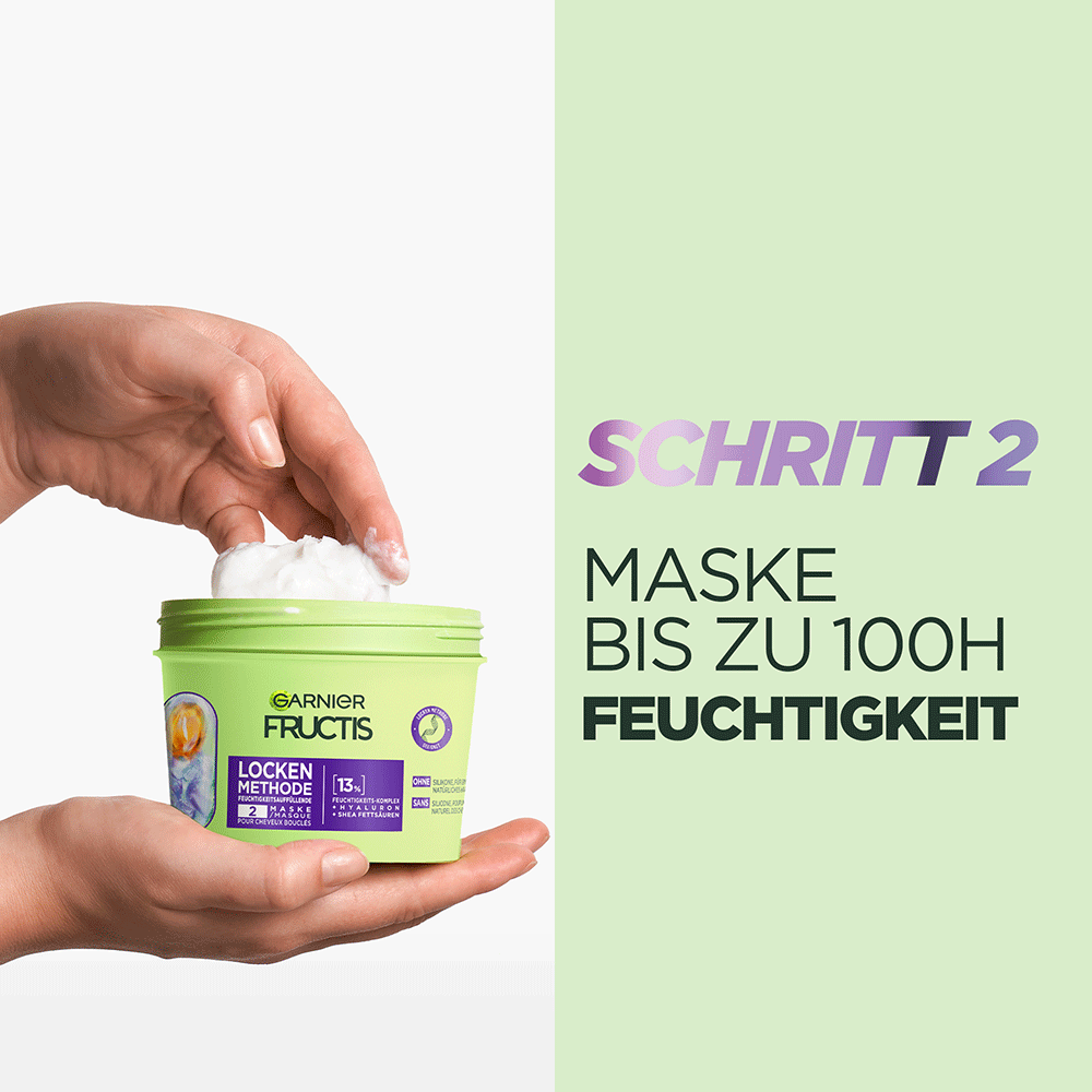 Bild: GARNIER FRUCTIS Locken Methode Haarmaske