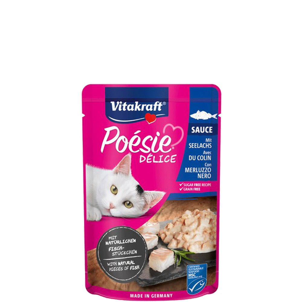 Bild: Vitakraft Poésie Poesie Delisauce Seelachs 