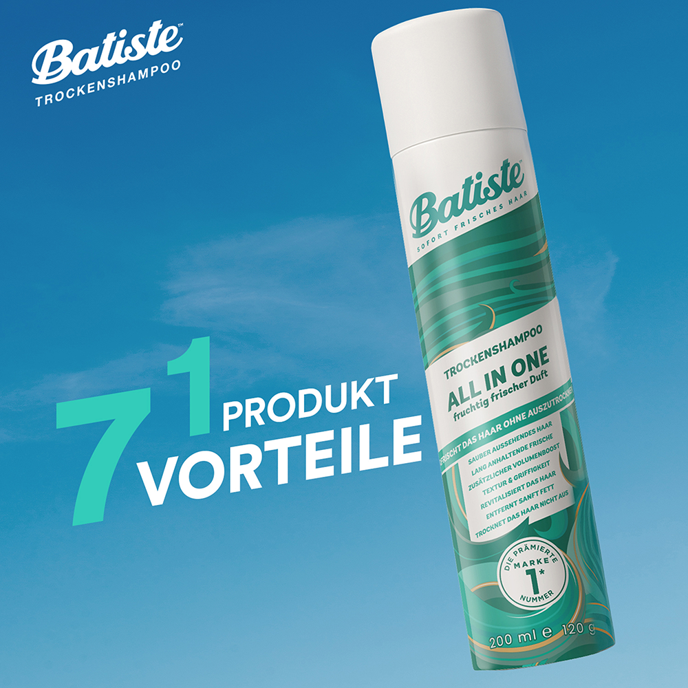 Bild: batiste Trockenshampoo All In One