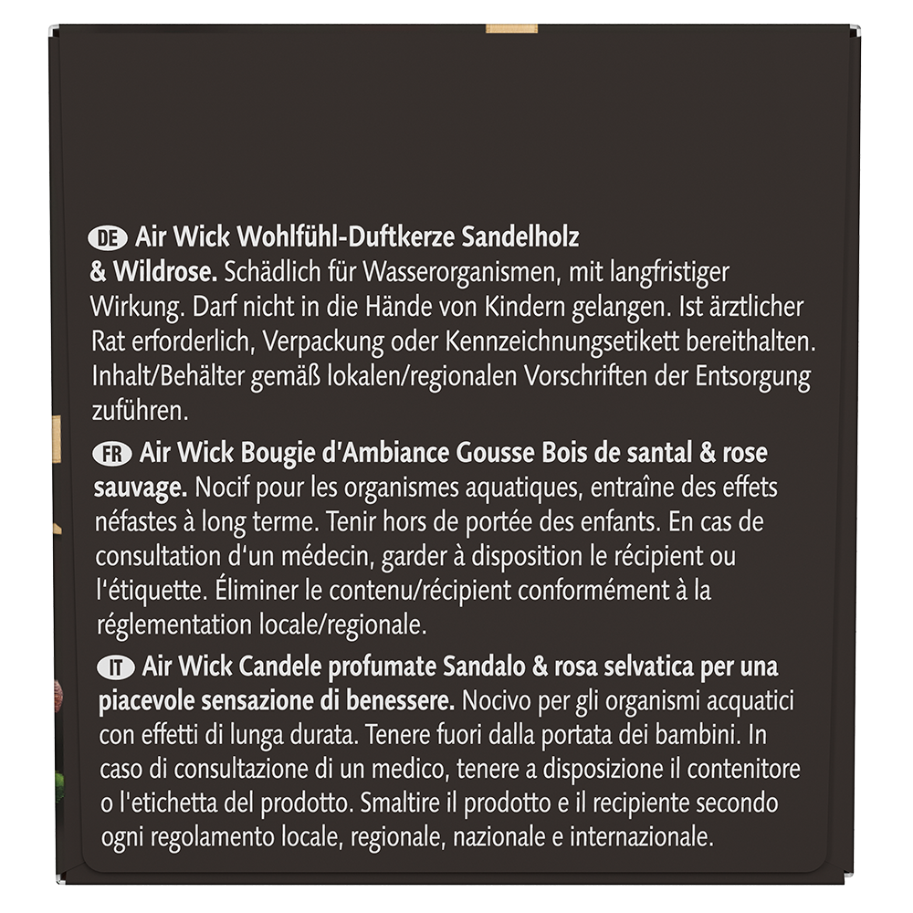 Bild: AIRWICK Duftkerze Sandelholz Wildrose 