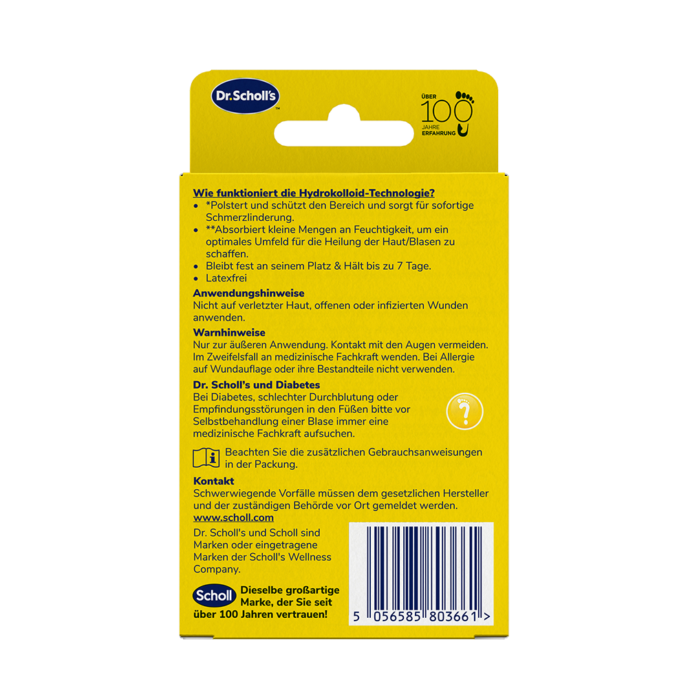 Bild: Scholl Blasenflaster Ferse 