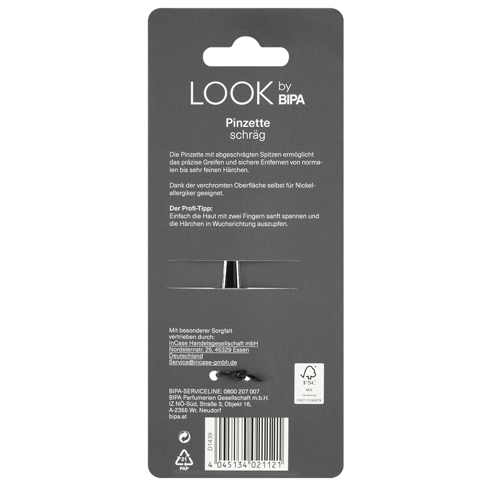 Bild: LOOK BY BIPA Pinzette Schräg