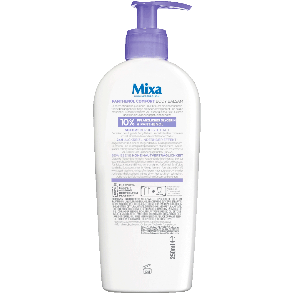 Bild: Mixa Bodylotion mit Panthenol