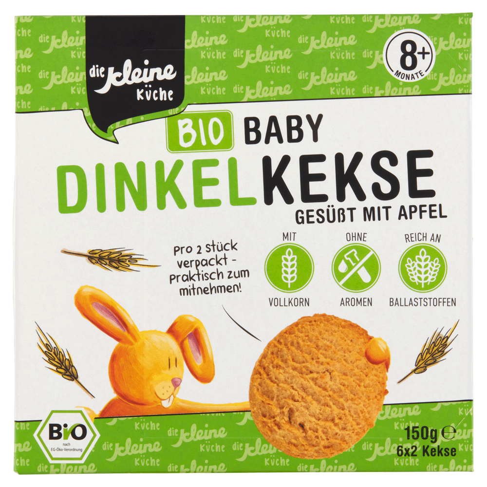 Bild: Die Kleine Küche Bio Baby Dinkelkekse 