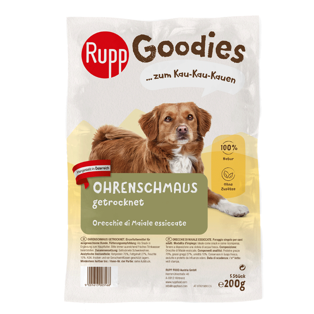 Bild: Rupp Goodies Ohrenschmaus getrocknet