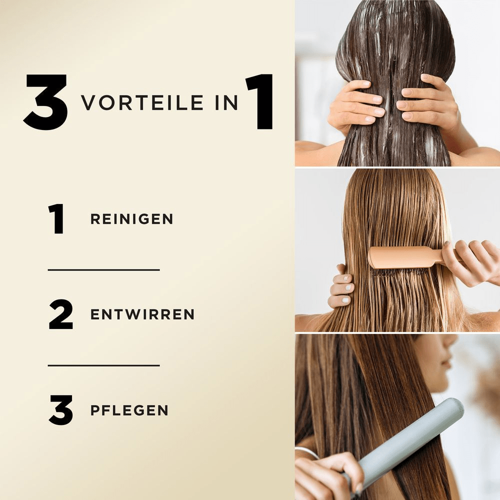 Bild: PANTENE PRO-V Repair & Care 3-In-1 Shampoo + Pflegespülung + Intensivpflege 