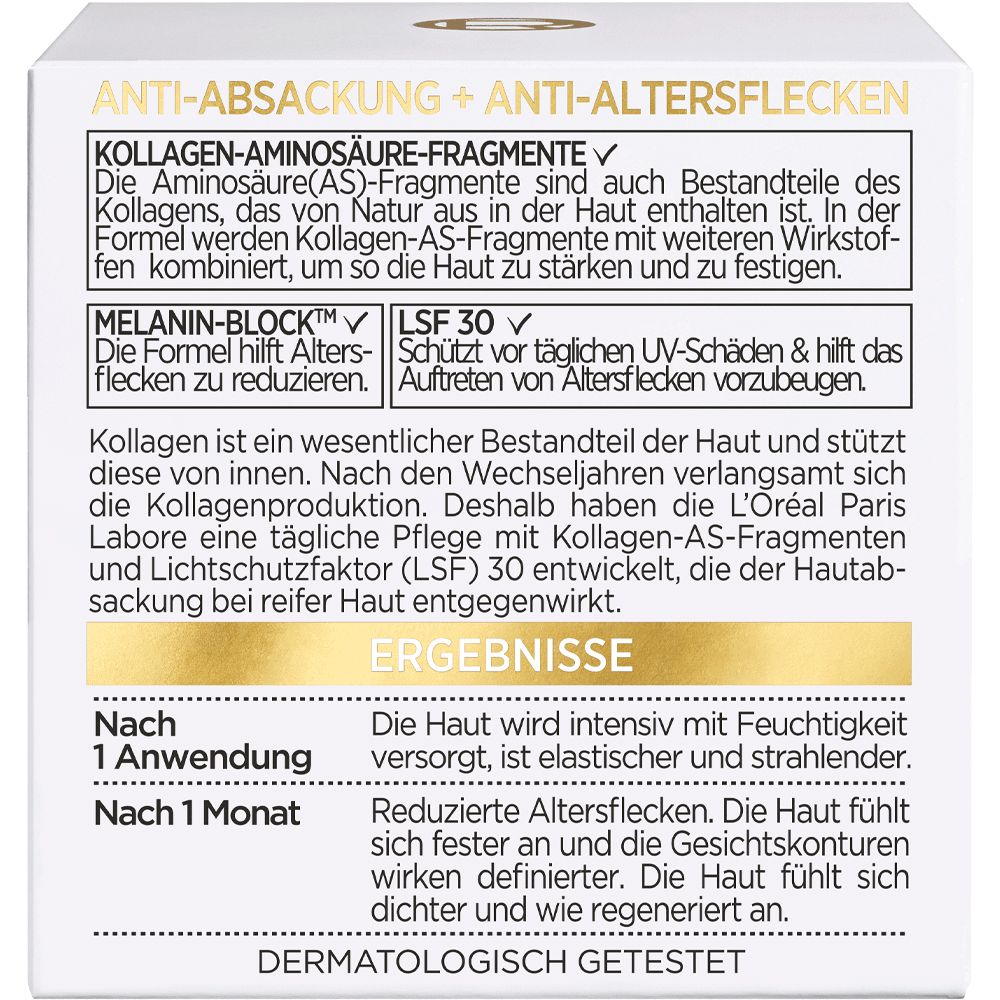 Bild: L'ORÉAL PARIS Age Perfect Tagespflege LSF 30