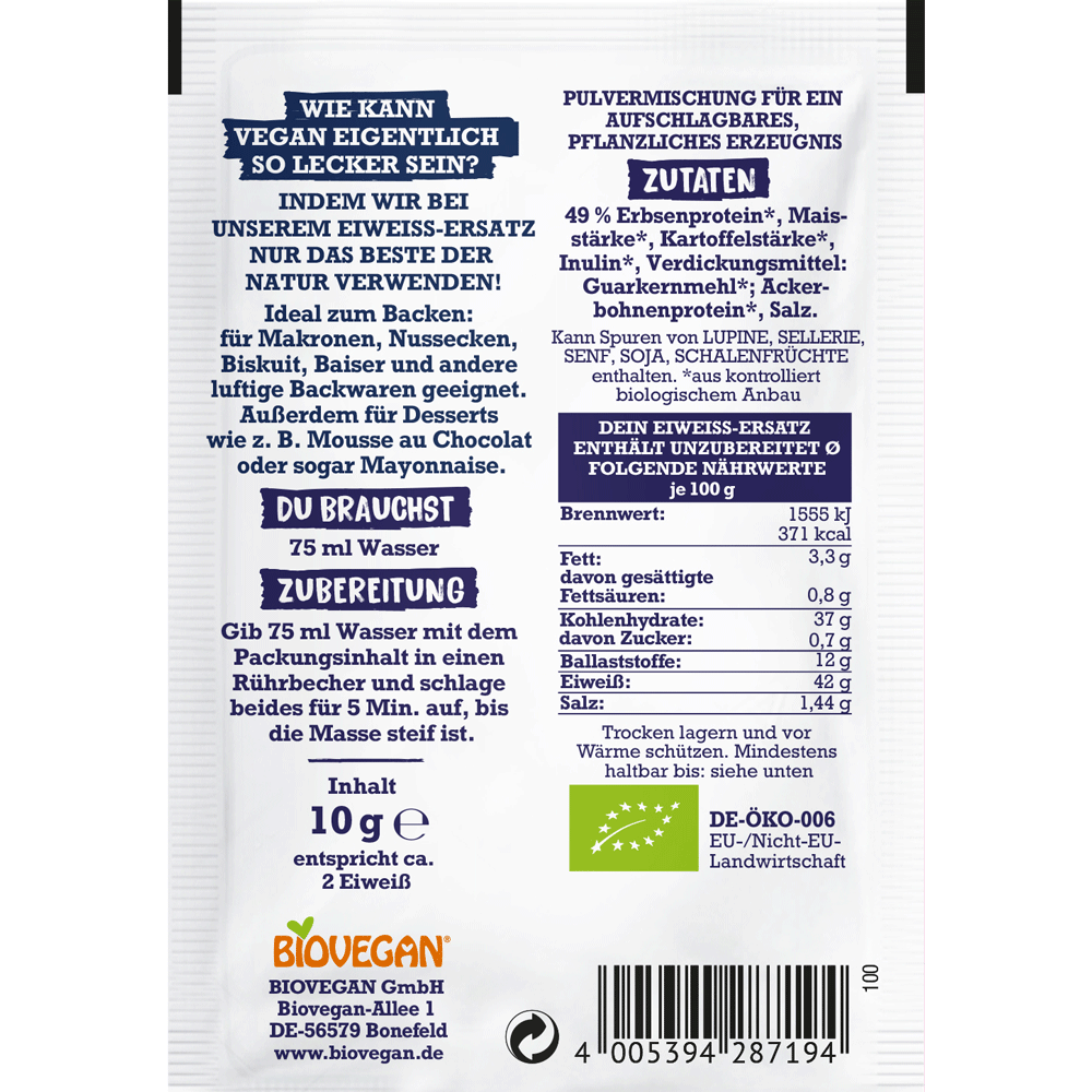 Bild: Biovegan Mein Eiweiss Ersatz 