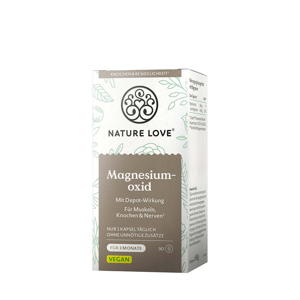 Bild: NATURE LOVE Magnesiumoxid 