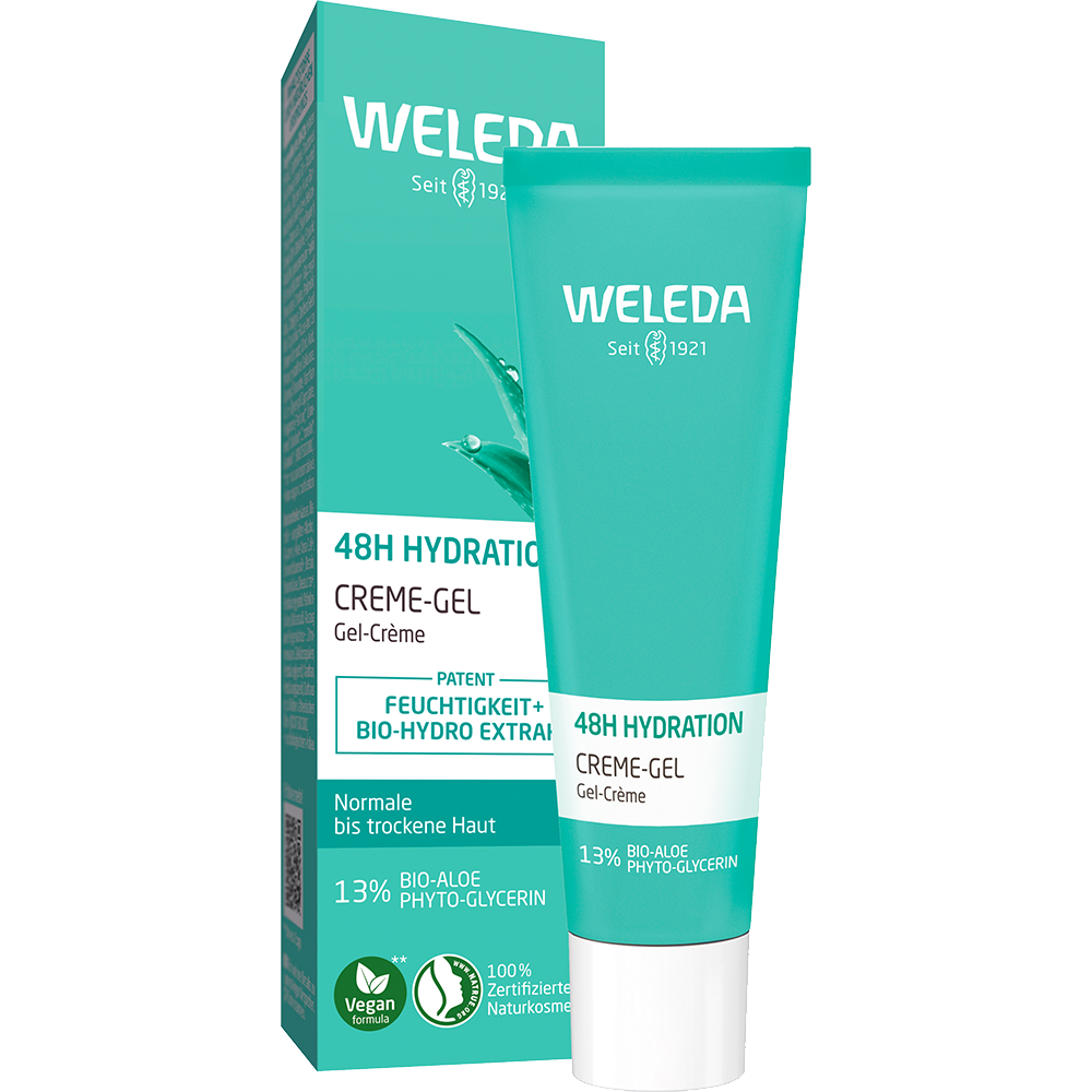 Bild: WELEDA Creme Gel 48 H Hydration
