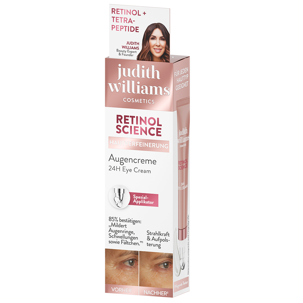 Bild: Judith Williams Augencreme Retinol Sience Hautverfeinerung