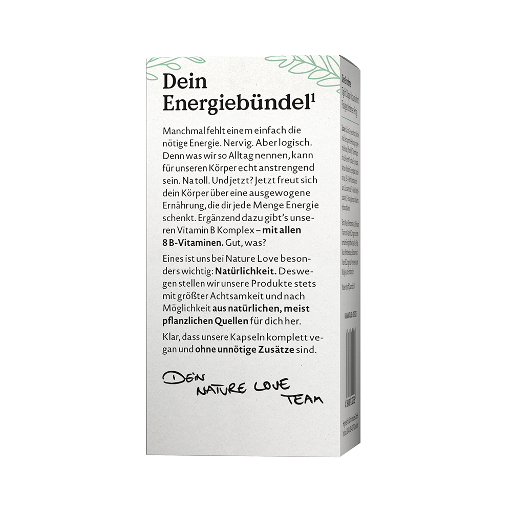 Bild: NATURE LOVE Vitamin B Komplex