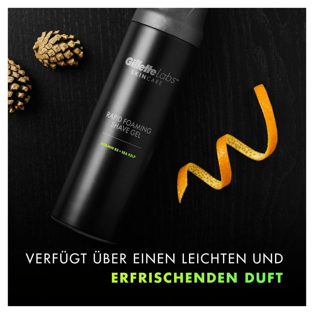 Bild: Gillette Labs schnell aufschäumendes Rasiergel für Männer