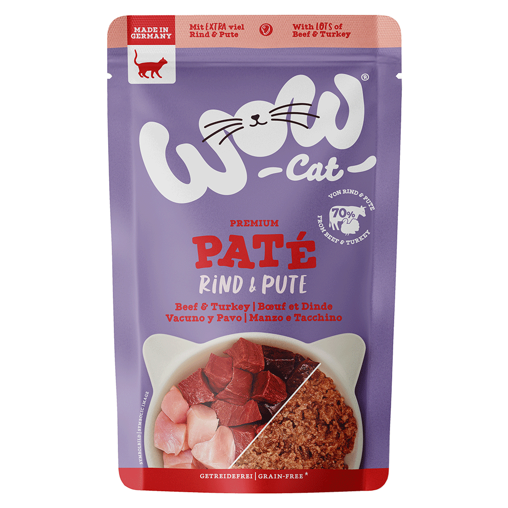 Bild: WOW Cat Paté Rind & Pute