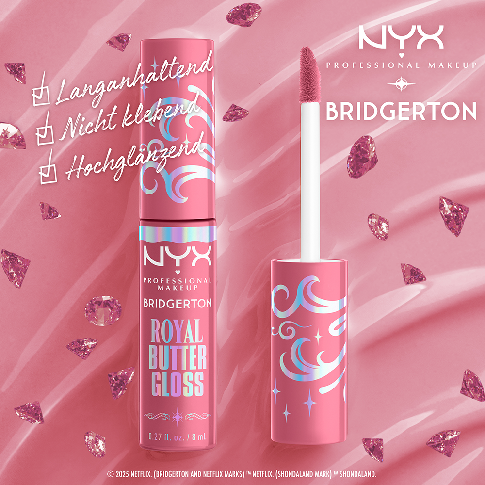 Bild: NYX Professional Make-up Bridgerton Royal Butter Lipgloss 